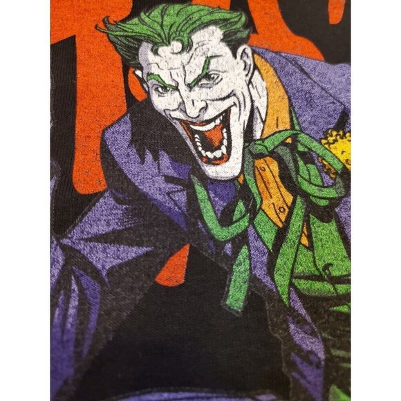 Batman Joker Graphic T-shirt Men's Size XL  Black Civil Assets Collab Short slee - Picture 3 of 6